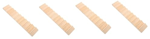 ifundom 4stücke Miniaturleiter Holztreppe Für Puppenhaus Deko Modell Für Mini-häuser Unlackiertes Holz Sicher Für Wohnzimmer Und Spielszene Maßstab