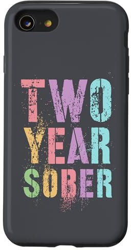 Hülle für iPhone SE (2020) / 7 / 8 Rockstar 2 ZWEI JAHRE NÜBER EST 2023 Peace Love AA Achievement