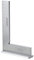 Anschlagwinkel Metall 150 x 100 mm, Zimmermannswinkel mit Messskala(cm), Massiver Schlosserwinkel Präzisions-90°- winkelmesser-Basis, Anschlagwinkel metall zur Haarwinkel in Metall Bau und Industrie