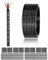 16 AWG 5 x 1.5 mm² 5 Core Cable 30 Metres, 16 AWG 5 Core Wire Made of Tinned Copper, PVC 16AWG 5 Core for DC5V/12V/24V, LED Lighting, Extension Cable, Car etc., CE Certification