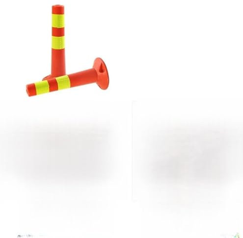 Dissuasore Paletto Verniciato Polvere Giallo Pilastri di sicurezza riflettenti alti 45 cm, segnaletica stradale in plastica riflettente, segnaletica di sicurezza for attraversamenti pedonali, colonna