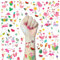 DIELOVEHUA Hawaii Temporäre Tattoos, 10 Blätter Flamingo Temporäre Tattoos, Flamingo Tattoo für Kinder, Hawaii Party Deko, für Sommer Pool Strand Tropische Party Kindergeburtstag Geschenk