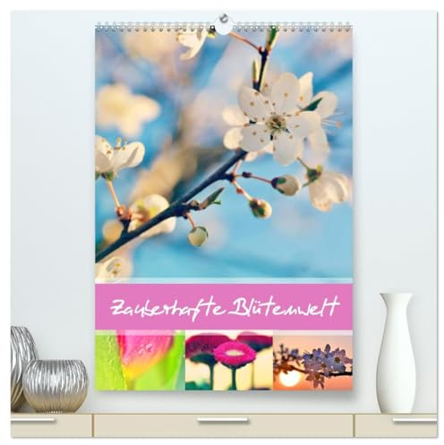 Zauberhafte Blütenwelt/Planer (hochwertiger Premium Wandkalender 2026 DIN A2 hoch), Kunstdruck in Hochglanz: Ein wunderschöner Kalender mit zauberhaften Blütenfotografien (CALVENDO Natur)