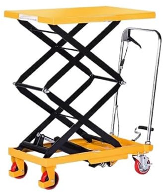 WANGHAI-666 Tavolo elevatore Elettrico Carrello con Piattaforma elevatrice idraulica, Carrello Mobile con Piattaforma elevatrice Piccola Piattaforma elevatrice idraulica