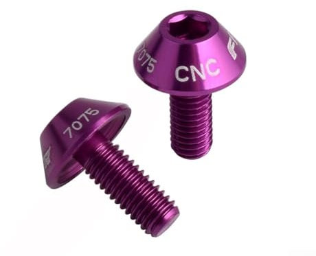 Hochwertiger Fahrrad-Flaschenhalter, Aluminiumlegierung, 7 Farbvarianten (lila)