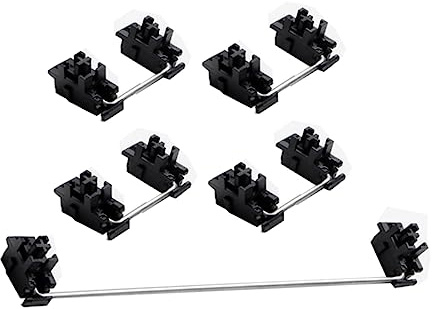 NUOBESTY Mechanische Tastatur Satelliten Schlüsselstabilisatoren aus Abs für 60% 87% und 104% Tastaturen 4 Satz 2u 6,25u Hohe Leistung und Stabile Befestigung