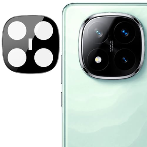 Techsuit Kameraschutzglas für Xiaomi Redmi Note 14 Pro Plus 5G Gehärtetes Glas mit 9H Härte, Kristallklar, Kratzfest, Anti Fingerabdruck, Einfache Installation, Full Camera