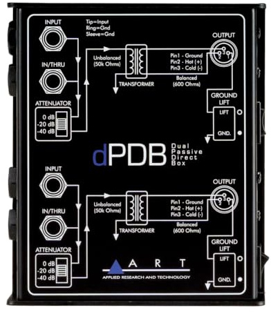 Art Pro Audio Dpdb - Dual Passive Direct Box