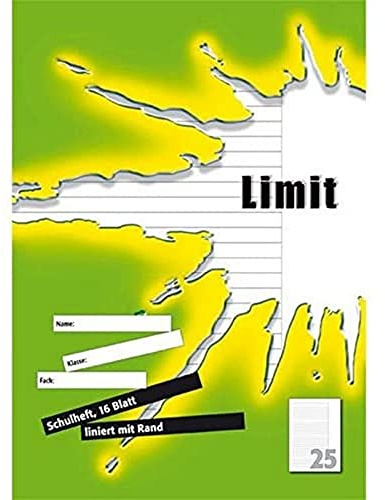 LANDR Schulheft LIMIT DIN A4, Lineatur 25 / 9 mm liniert