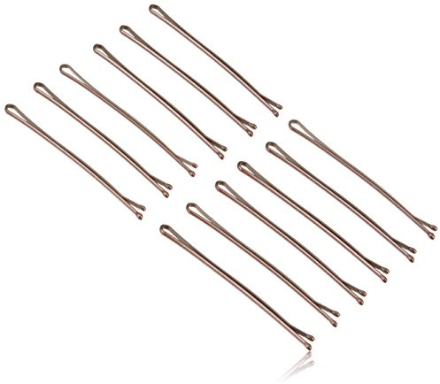 Prym Baronesse Haar-Klemmen 65 mm, braun, 12 Stück