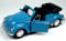 Welly VW Käfer Cabrio Modellauto 1:34 Metall/Kunststoff blau
