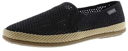 victoria Alpargatas Bamba André Rejilla & Elásticos Laterales & Trenza Textil 520031 para Hombre Negro 42