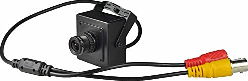 Ansice - Mini telecamera di sicurezza con obiettivo grandangolare da 3,6 mm, 540TVL CMOS con filtro CCTV, telecamera nascosta con foro stenopeico