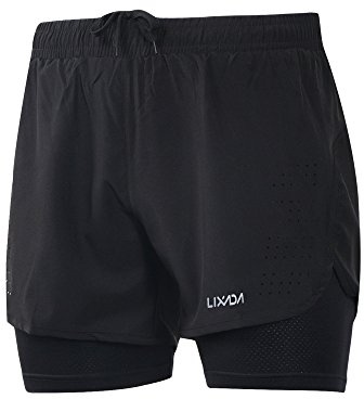 Lixada - Short De Course, Pantaloncini da Corsa Uomo