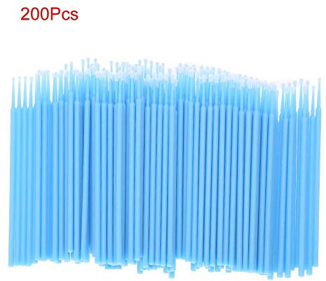 Micro brosses 200pcs microblading cils extension pinceau brosse dentaire applicateur dentaire jetable