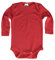 Cosilana, Baby Body Langarm, 70% Wolle, 30% Seide (Rot, 98-104)
