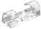 JZK 80 x Trasparente fermacavi Autoadesivo Cavo Clip Plastica Cavo Clip per Casa ufficio scuola