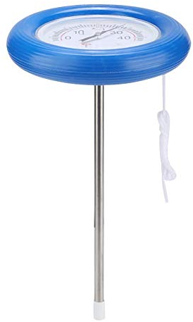 Thermometer aussen, außenthermometer, Rundes Wasserthermometer, schwimmendes Poolthermometer Leicht lesbar für Schwimmbäder, Spas, Whirlpool-Temperaturtest für Kühlschrank Gefrierschrank Aquarium