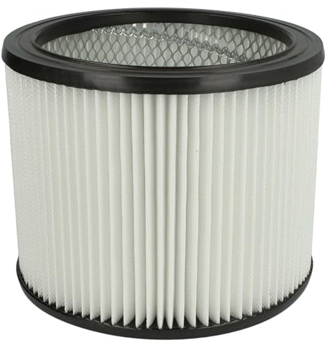 vhbw Filtro plisado compatible con Arebos aspiradora industrial 1600W aspiradora en seco y húmedo - Filtro, cartucho