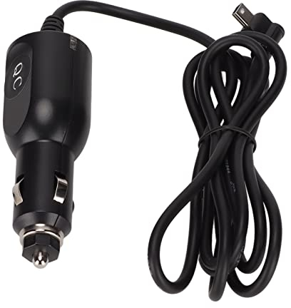 ASHATA Câble de Chargeur de GPS de Voiture, 5V 1.2A Chargeur de Voiture Allume-Cigare Plug and Play de Remplacement pour Tomtom XL One Gps, Cordon de Câble de d'alimentation de