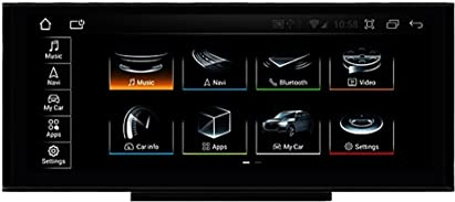Estock1 CarTablet Android 14 Compatibile Per Audi A4L A4 B9 A5 2016-2020 Autoradio Navigatore USB WI-FI Bluetooth Mirrorlink CarPlay Integrato (8GB di Ram 128GB di Rom)