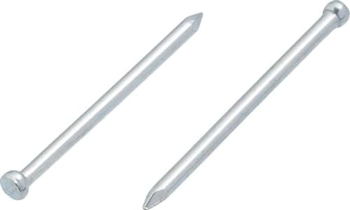 1.6mm x 30mm Galvanised Steel Bright Oval Lost Head Joinery Nails Small Head (Pack of 250)