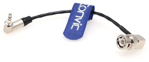 Eonvic Tentacle Sync 3,5 mm TRS auf BNC Timecode-Kabel für Canon EOS C300/500 Sony F55/Amira/Zoom F8 Kamera, 15 cm