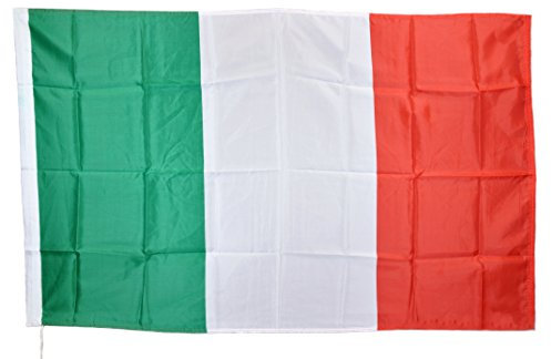 Bandiera Italia cm 70x50 Azzurri Tricolore Nazionale Italy Flag Italien Flagge Tessuto Resistente
