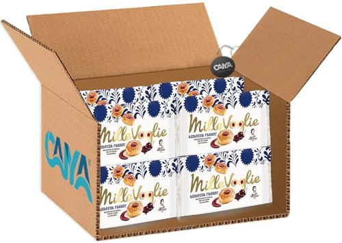 Matilde Vicenzi Mille Voglie Bocconcini di Sfoglia con Cuore all'Amarena Fabbri - EDIZIONE SPECIALE - 90g [CAIYA® BOX da 8 Confezioni]