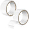2PC Tent Repair Tape, 5cm x 5m Waterproof Tape Heavy Duty Tape Clear Self Adhesive Tape Patch for PVC Coated Awning, Gazebo, Canvas, Nylon, UV Resistant Air Bed Paddling Pool Puncture Repair Kit
