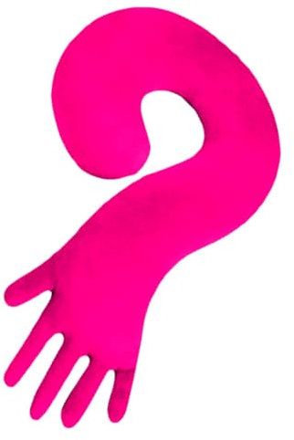zwxqe Boyfriend Kuschelkissen, weiches Körperkissen, Armförmiges Kopfkissen, 60 x 35 cm, Handflächen-Design, gefüllte Unterstützung für Freundin, Mutter oder Frauen Komfort