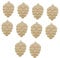 Tofficu 1 Satz Tannenzapfen Anhänger Anhänger Weihnachtsdeko Christbaumanhänger Decoratiuni Craciun Unikal Diy Malspielzeug Anhänger Aus Holz Holzspäne Selber Machen 100st