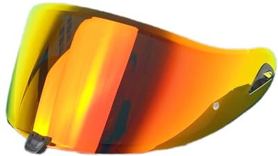 Lente per casco da moto, Aeroblade 6 Shield for OGK Kabuto Aeroblade-5 Aeroblade-6 Casco Integrale Visiera Lente Protezione Solare Capacete De Moto Accessori (Revo Clear Red-giorno e notte)(Revo Deep