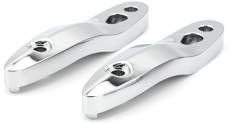 SIKUAI Hinten Blinker Verlängerung Relocation Halterung Kennzeichen Halter Kunststoff Chrom Für Alle Modelle 00-20(Außer FXDR) motorrad