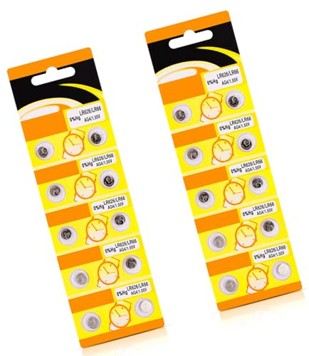 Pile bouton alcaline AG4 LR626 10/20 à performance fiable pour petits appareils électroniques LR626