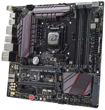 schede madri Fit For ASUS ROG MAXIMUS VIII GENE Intel Z170 LGA 1151 DDR4 64GB Supporto I3-7300 I5-7600 I5-6400 I3-6300 Cpu M.2 USB3.1 Micr