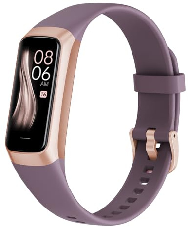 YJYK Tracker d'activité avec moniteur de fréquence cardiaque 24h/24, 7j/7, oxygène dans le sang, moniteur d'activité avec écran couleur AMOLED tactile de 2,8 cm, plusieurs modes sportifs, étanche IP68