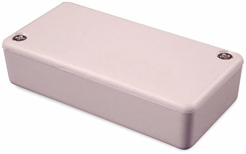Hammond Electronics 1551KGY Euro-Gehaeuse 80 x 40 x 20 ABS Lichtgrau (RAL 7035), 3 Stück