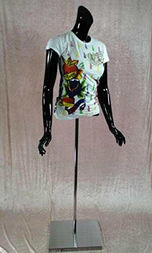Schaufensterpuppe Torso Weiblich Glänzend Schwarz