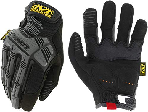 Mechanix Herren M-impact HANDSCHUH M PACT SCHWARZ GRAU GR XL, SCHWARZ/GRAU, XL EU