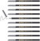 edding 1200 metallic Fasermaler - silber - 10 Stifte - Rundspitze 1-3 mm - zum Malen, Schreiben und Zeichnen mit glänzendem Metalliceffekt - für Gästebücher, Grußkarten, Fotoalben, Scrapbook