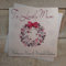 WHITE COTTON CARDS Zu Lovely Mum, handgemacht Weihnachten Karte, Rosa Kranz