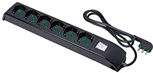 MULTIPRESA 6x2PT SK INT AF NERO FIDO 410241 FME [FME ]