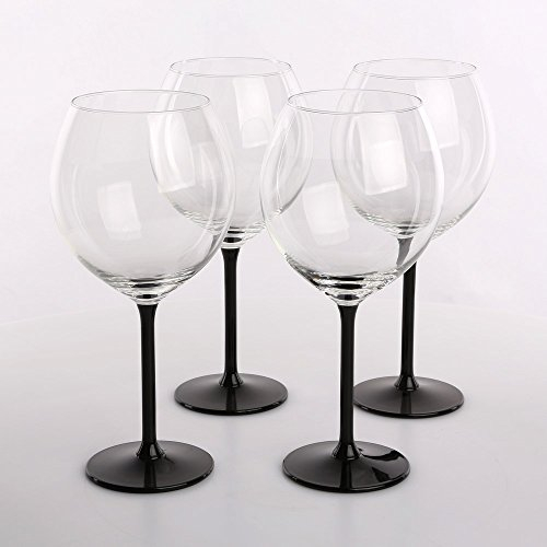 Royal Leerdam Lot de 4 verres à vin rouge XXL Noir 700 ml