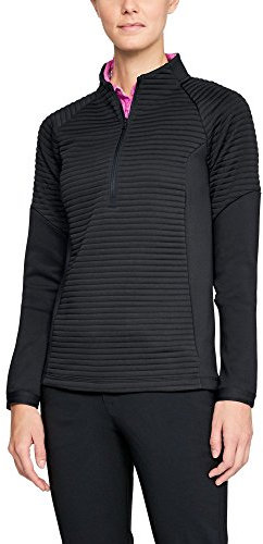 Under Armour Ladies Storm Daytona Quarter Zip Pullover Ladies Black/Black Large