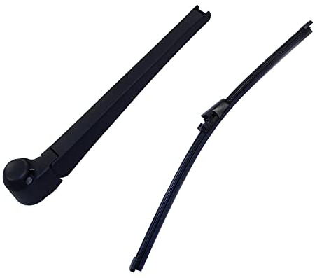 1x Set (1x Wischerarm + 1x Wischerblatt + 1x Abdeckkappe, Wischer) Heckwischerarm Arm Wischer Wischblatt Scheibenwischer Scheibenwischerblatt Heckwischer Heckwischerblatt Heckscheibenwischer