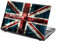 TaylorHe 13-14 inch Laptop Skin Vinyl Decal with Colorful Patterns and Leather Effect Laminate MADE IN BRITAIN Union Jack London
