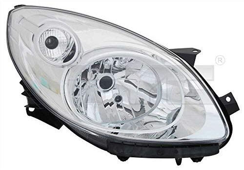 Scheinwerfer Hauptscheinwerfer Frontscheinwerfer rechts chrom H4 für Modell Twingo II CN0_ ohne Stellmotor LWR Lampenträger
