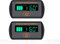 DollaTek 2Pcs Digital Display DC Voltmeter Head for 12-60V Lithium Battery and Lead-acid Battery - Black backlight