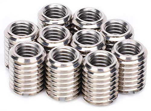 Écrou Réducteur M8x1.25 vers M12x1.75, Lot 10 Inox | Réduction de filetage, Facilite fixation, Acier inox durable, Pour aviation et automobile